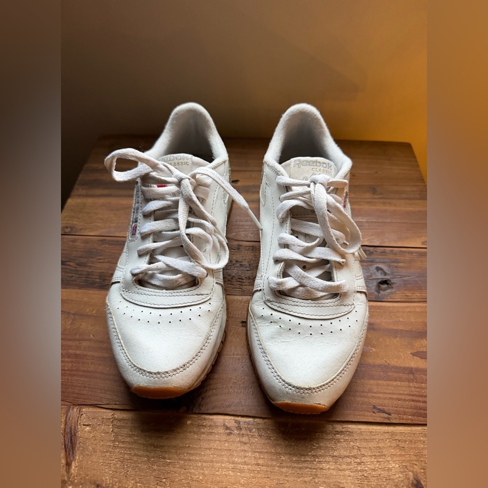 Reebok Kids Classic White Sneakers